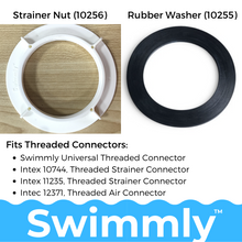 Load image into Gallery viewer, 1-1/2" Threaded Inlet Strainer Connector Kit for Stock Tank Pools (1500 / 2500 gph Filter Pumps