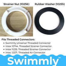 Load image into Gallery viewer, 1-1/2&quot; Threaded Inlet Strainer Connector Kit for Stock Tank Pools (1500 / 2500 gph Filter Pumps