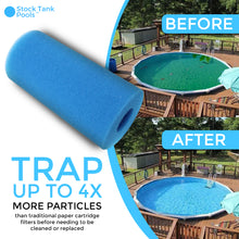 Load image into Gallery viewer, Reusable / Washable Foam Filter For Intex Type A or H Filters