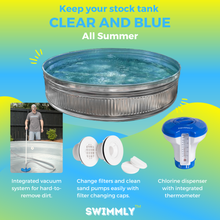 Load image into Gallery viewer, DIY Bundle Kit for Stock Tank Pools (DIY kit + pump + filters)