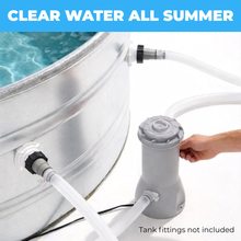 Load image into Gallery viewer, 1000 gal/hr Filter Pump for Stock Tank Pools