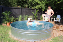 Load image into Gallery viewer, Swimmly Stock Tank Pool Kit PLUS - 1000 GPH Filter Pump