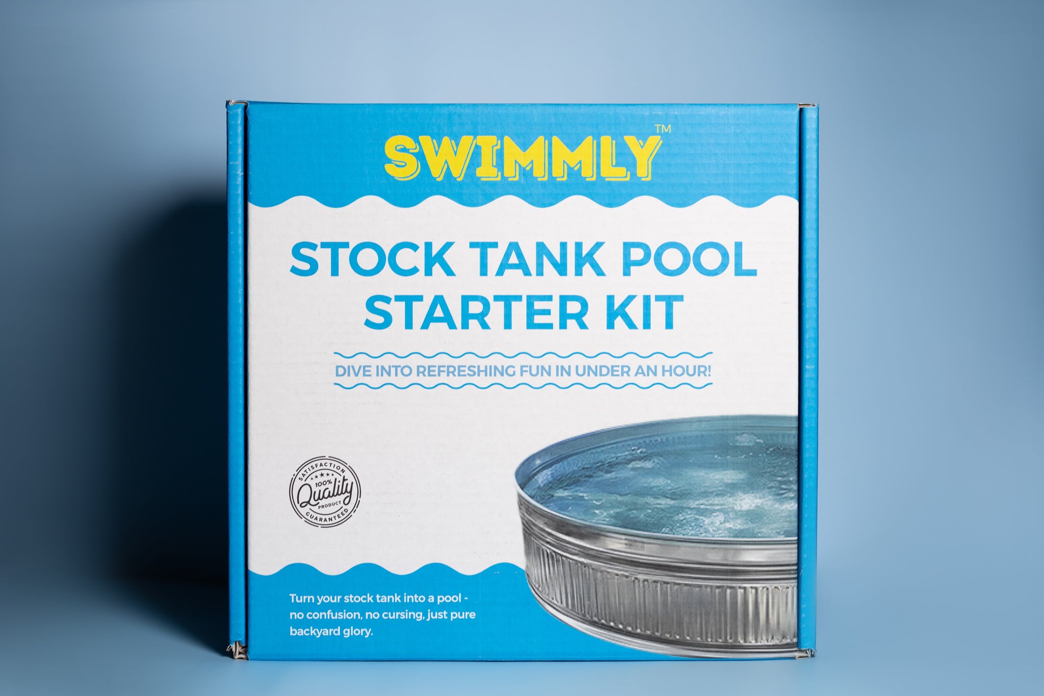 Stock Tank Pool DIY Starter Kit | Standard (No Filter Pump Included ...