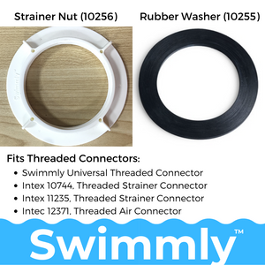 1-1/2" Threaded Inlet Strainer Connector Kit for Stock Tank Pools (1500 / 2500 gph Filter Pumps