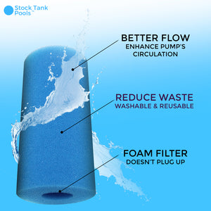 Reusable / Washable Foam Filter For Intex Type A or H Filters